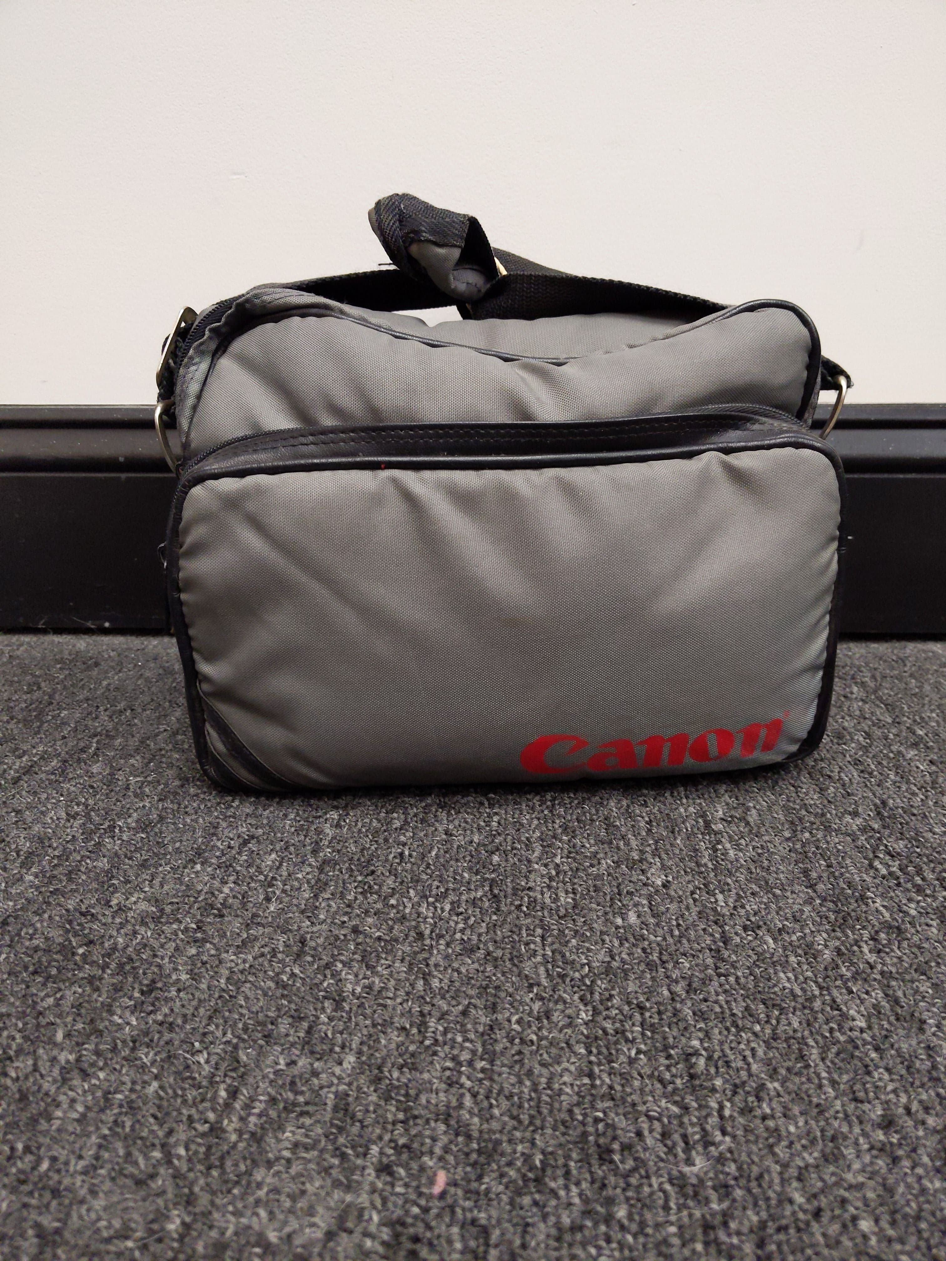 Multiple Compartment Canon Camera Case (Grey) #0681