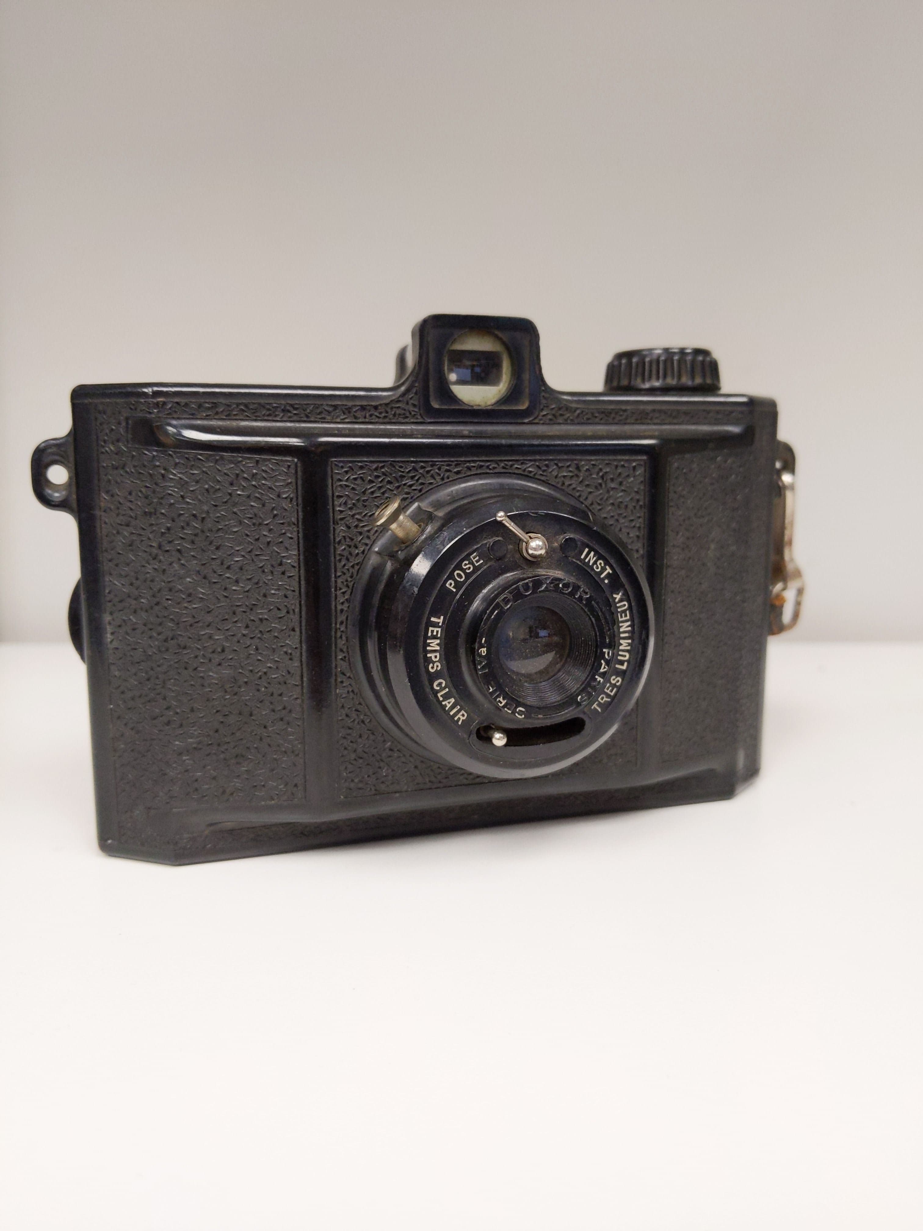 M.I.O.M. French LEC Junior 127 Film Camera w/ Leather Wrist Strap (Art-Deco Inspired) #0658