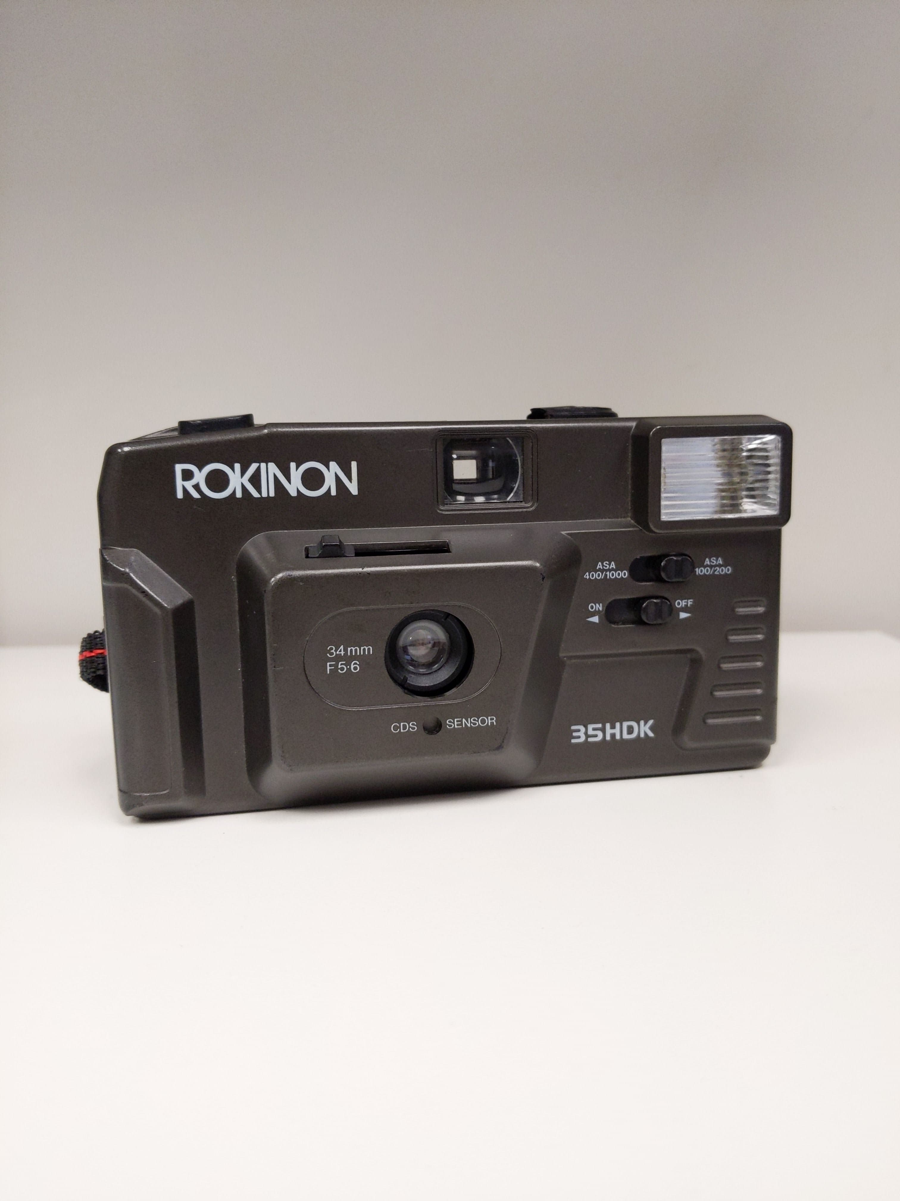 Rokinon 35HDK Point & Shoot CDS Sensor 35mm Film Camera w/ Wrist Strap #0657
