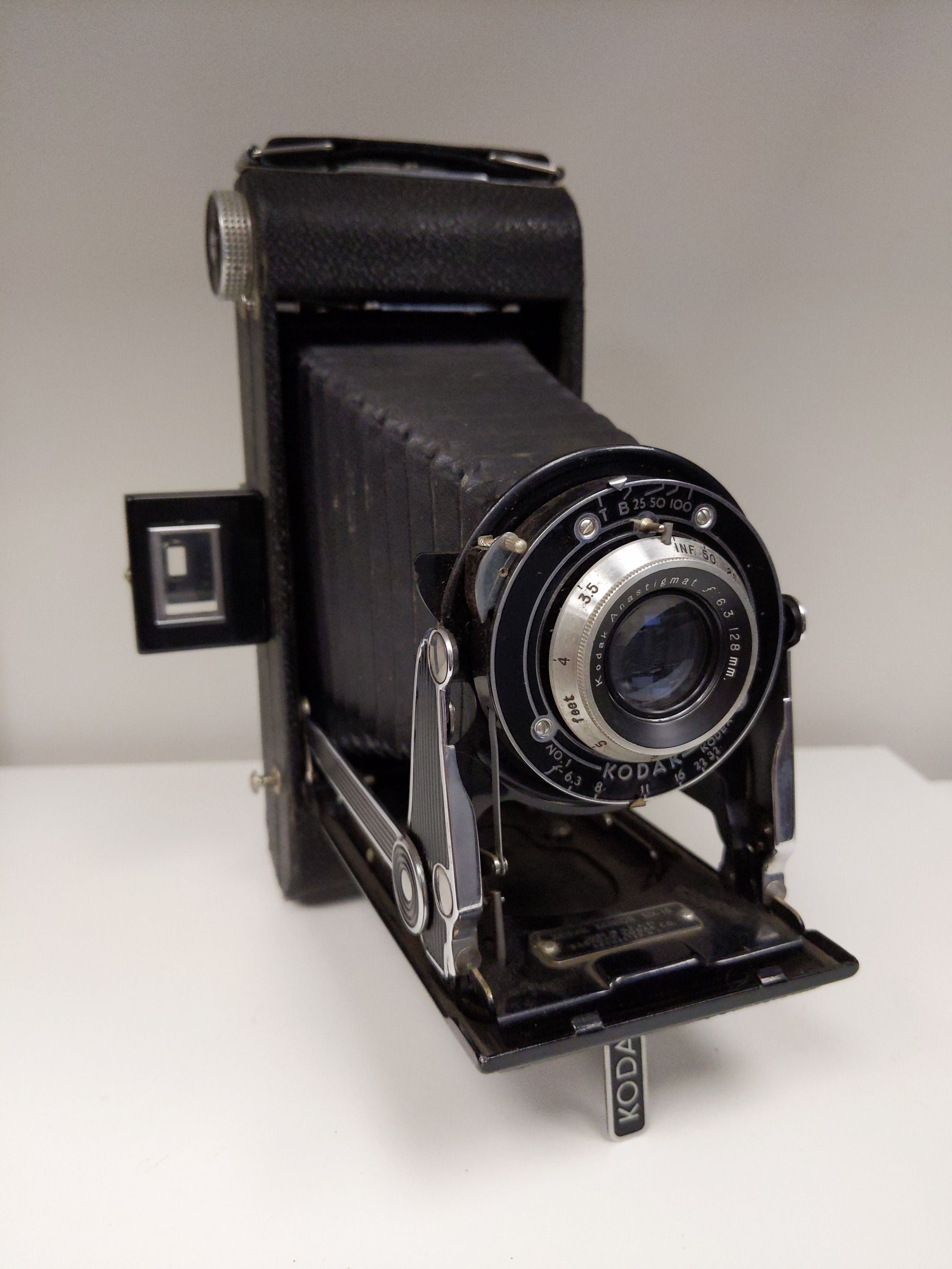 Kodak Senior Six-16 Folding Bellows 616 Film Camera (Silver, Anastigmat Lens) #0664