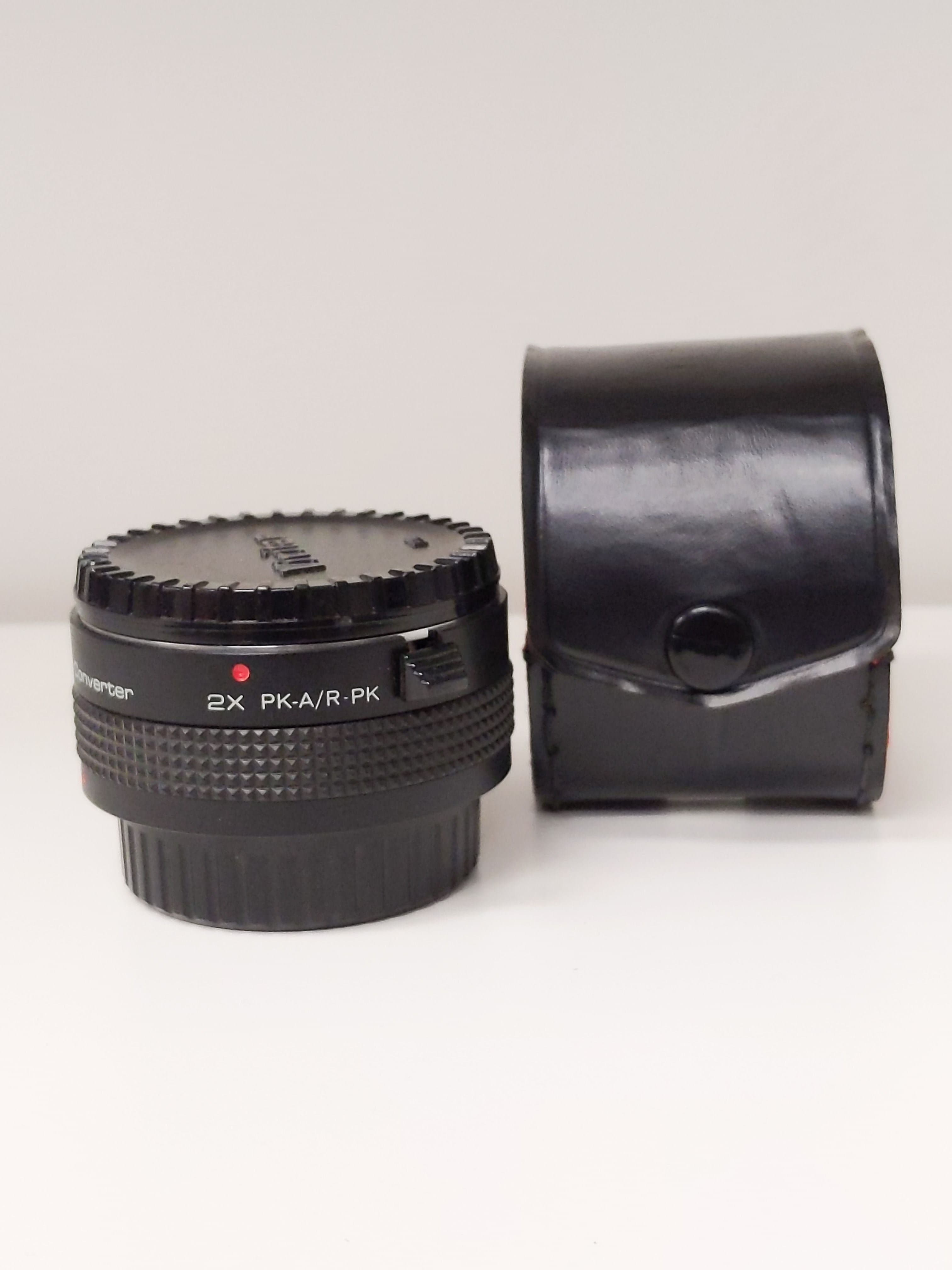 Vivitar MC 2x Tele Converter w/ Leather Case (PK-A/R-PK Mounts) #0623