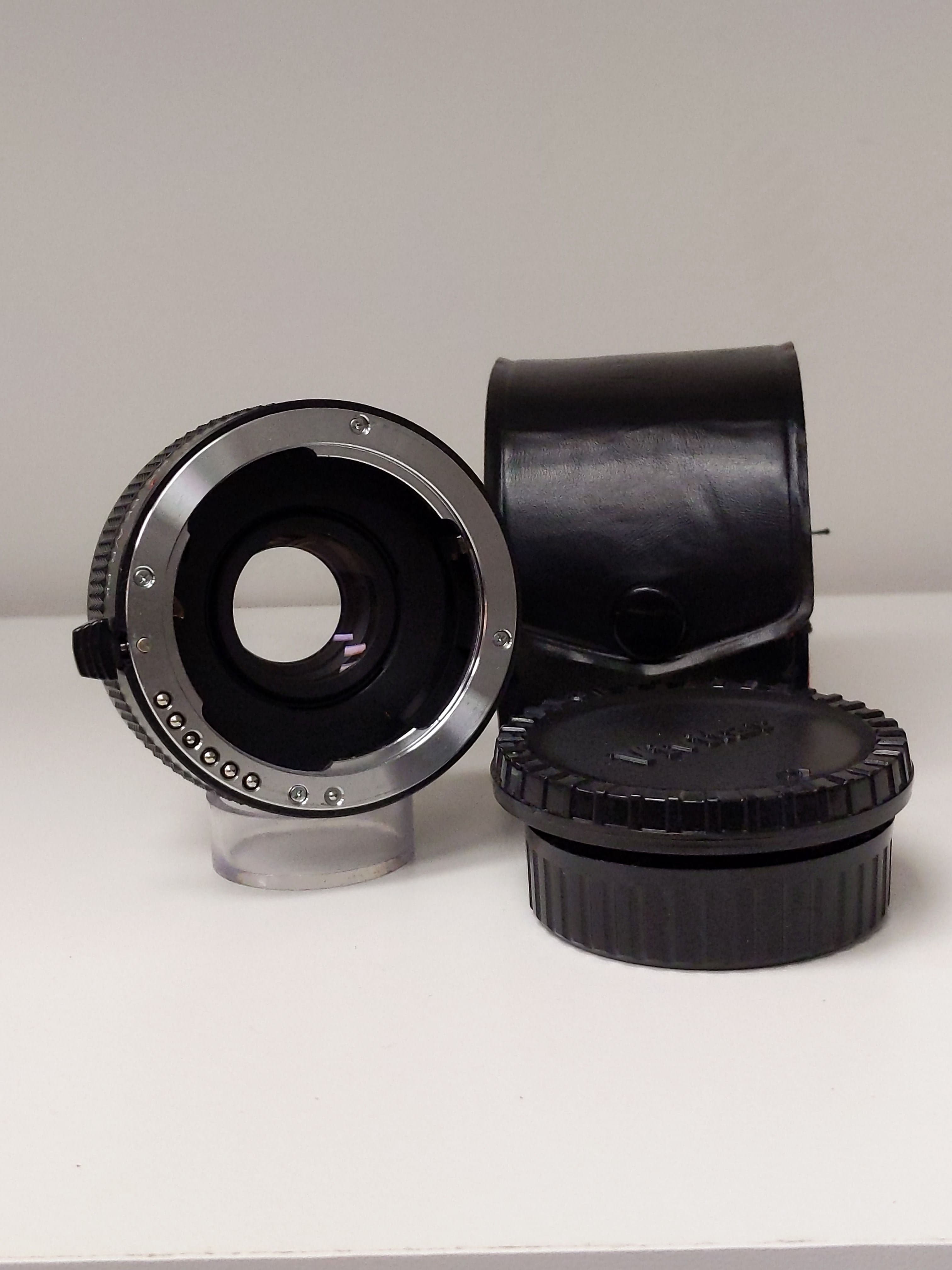 Vivitar MC 2x Tele Converter w/ Leather Case (PK-A/R-PK Mounts) #0623 - Thumbnail 2