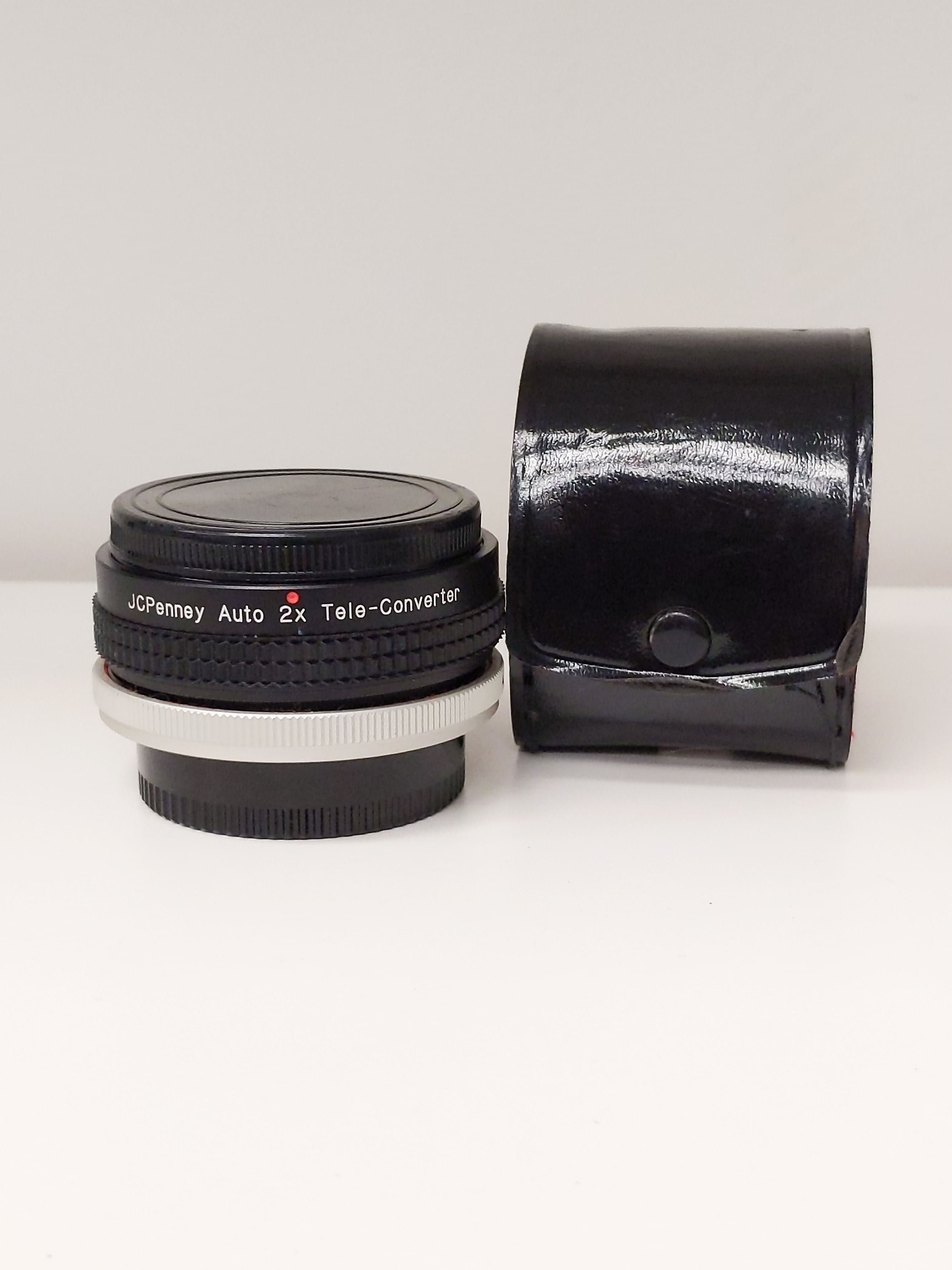 JCPenney Auto 2x Tele-Converter w/ Leather Case (Canon FD Mount) #0624