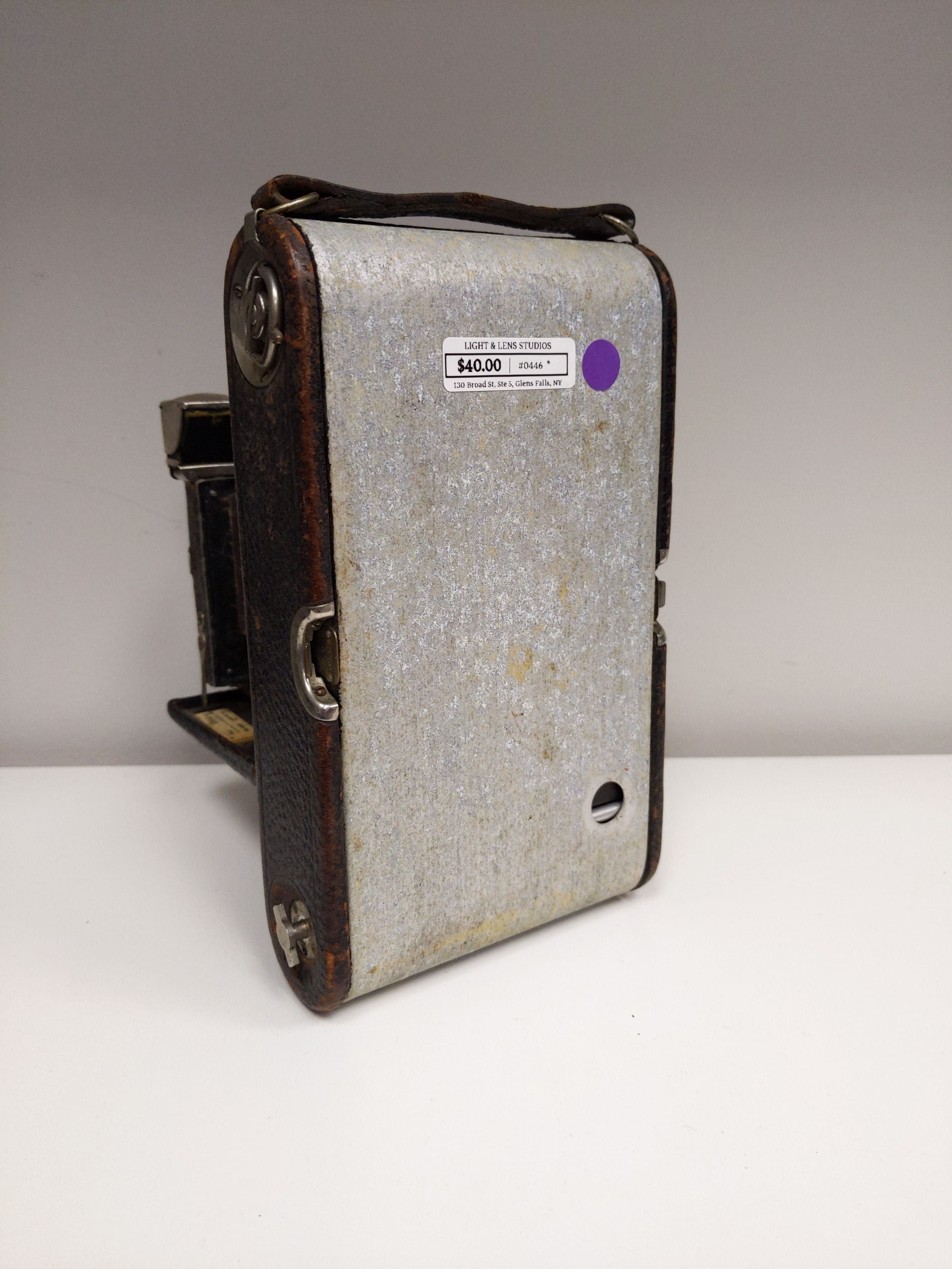 Kodak 1900 No.3 Folding Pocket Model A w/ Leather Lensboard 118 Film Camera #0446 - Thumbnail 3