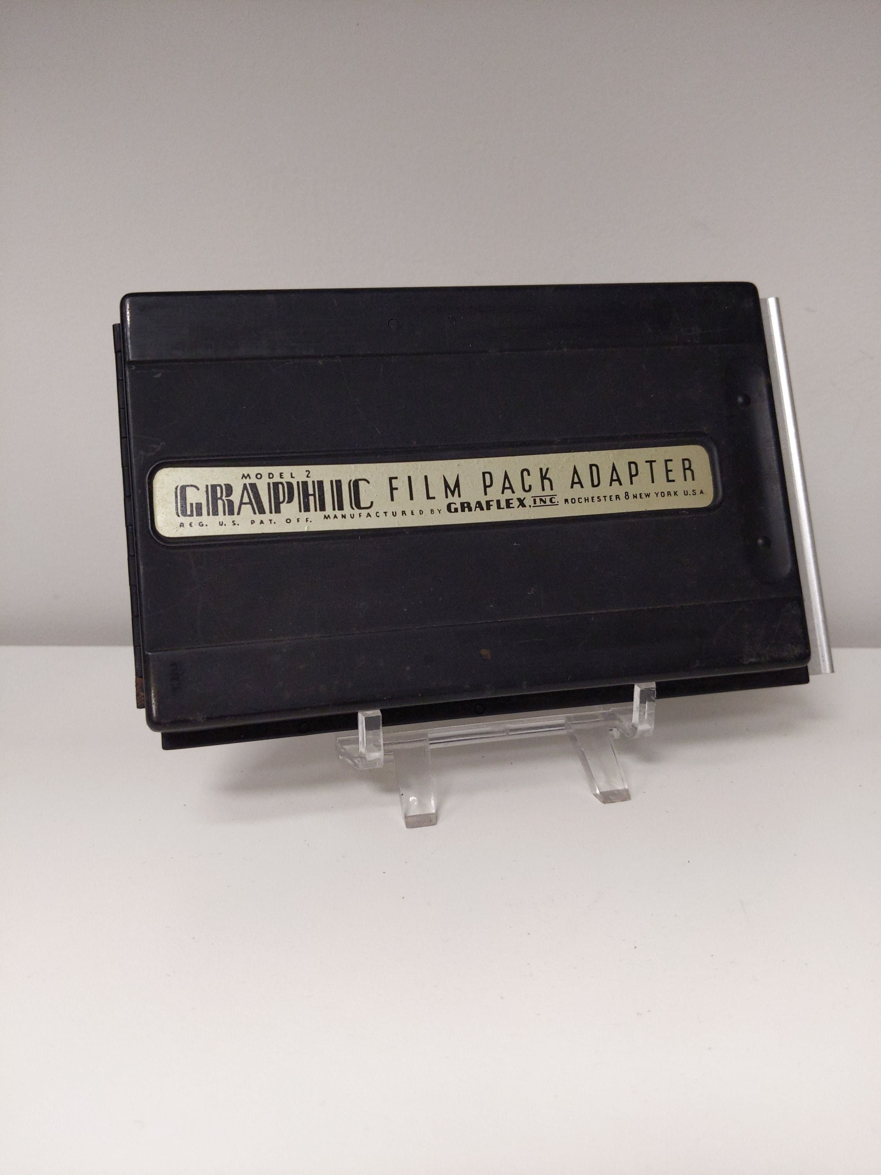 Graflex Graphic 3 1/4" x 4 1/4" Film Pack Adapter Model 2 (3x4) #0163