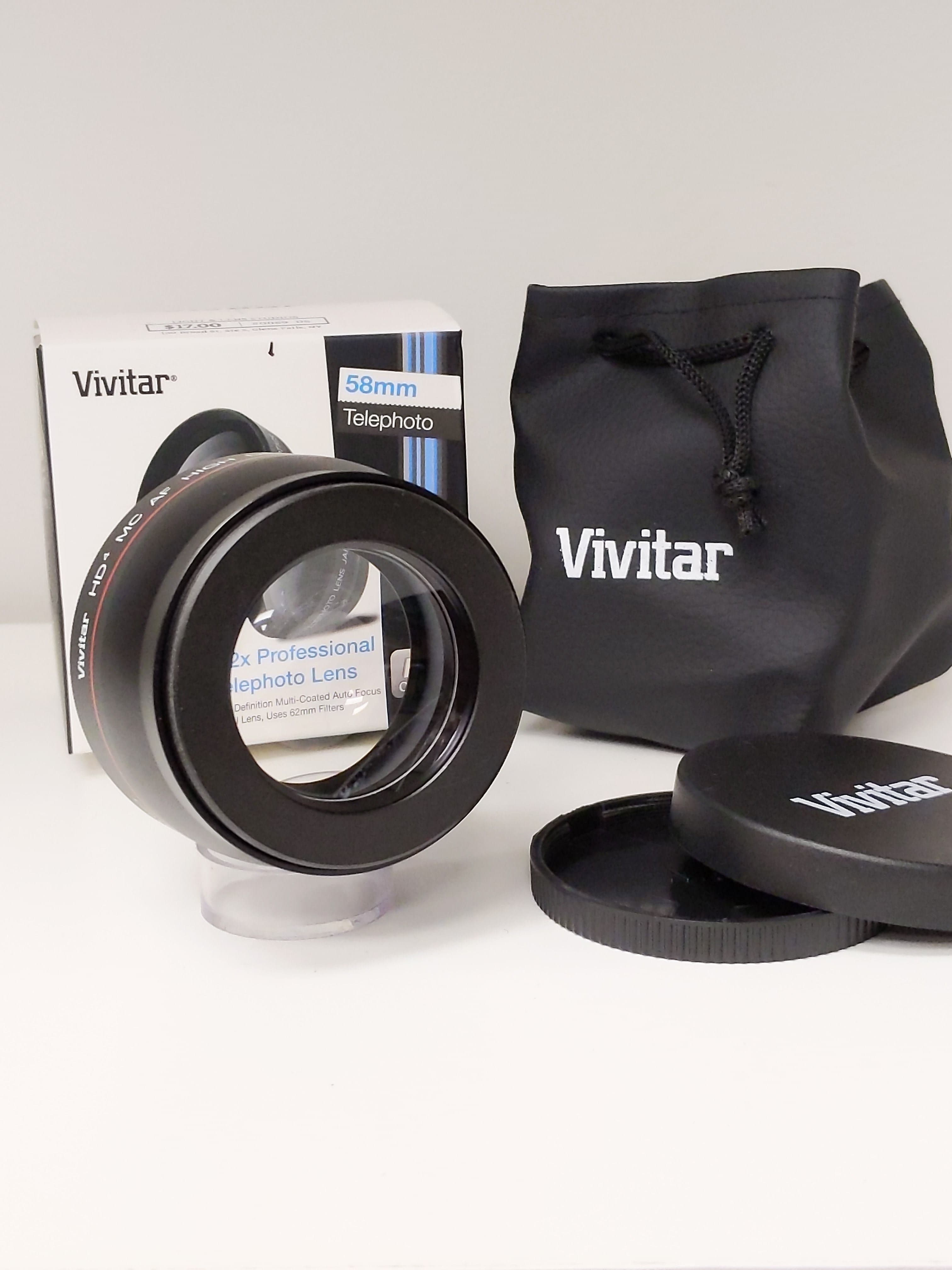 Vivitar 2.2x Professional Telephoto Lens Attachment w/ Original Box & Bag (58mm) #0069 - Thumbnail 4