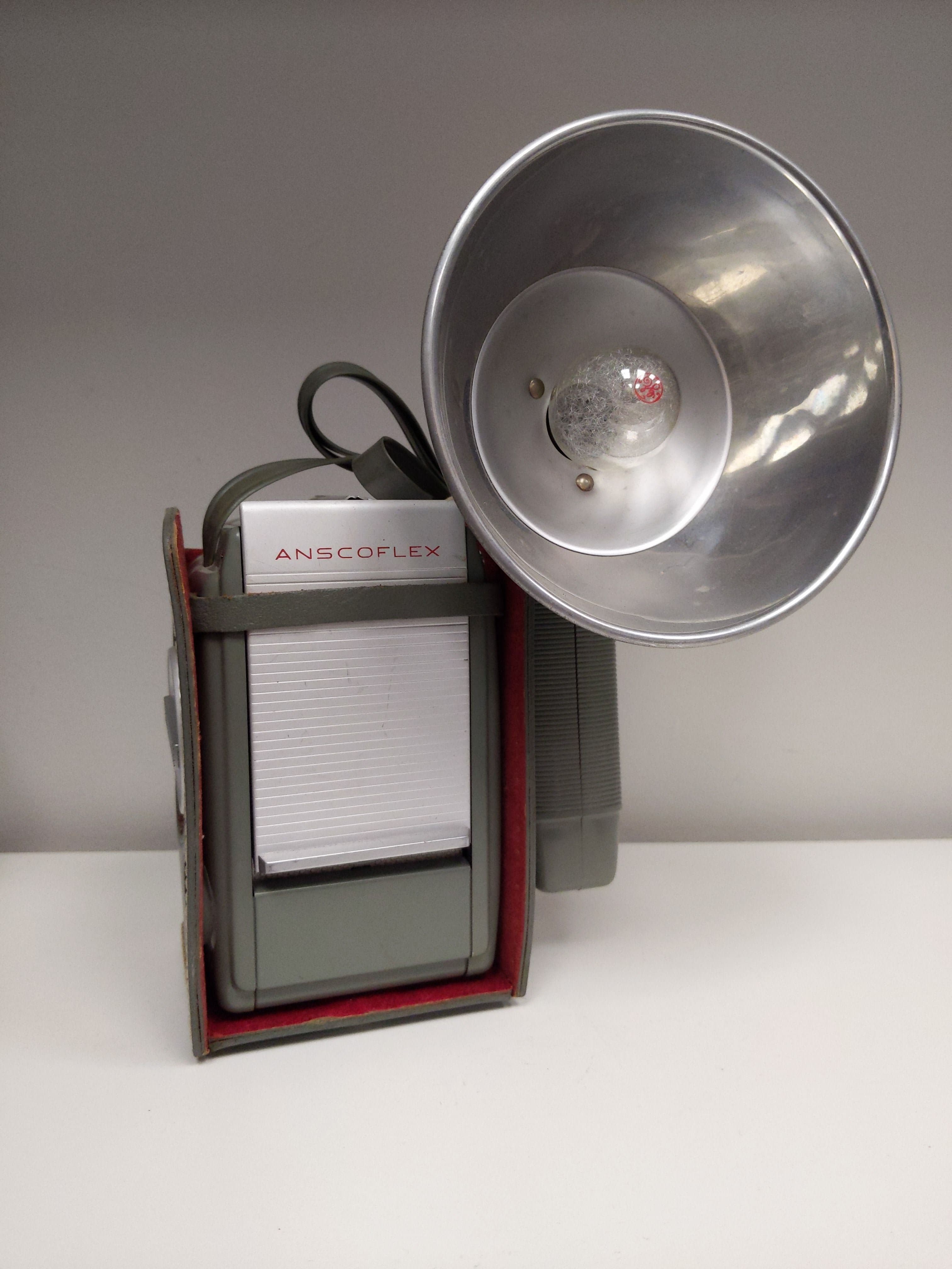 Anscoflex TLR 620 Film Camera w/ Case & Flash #0373