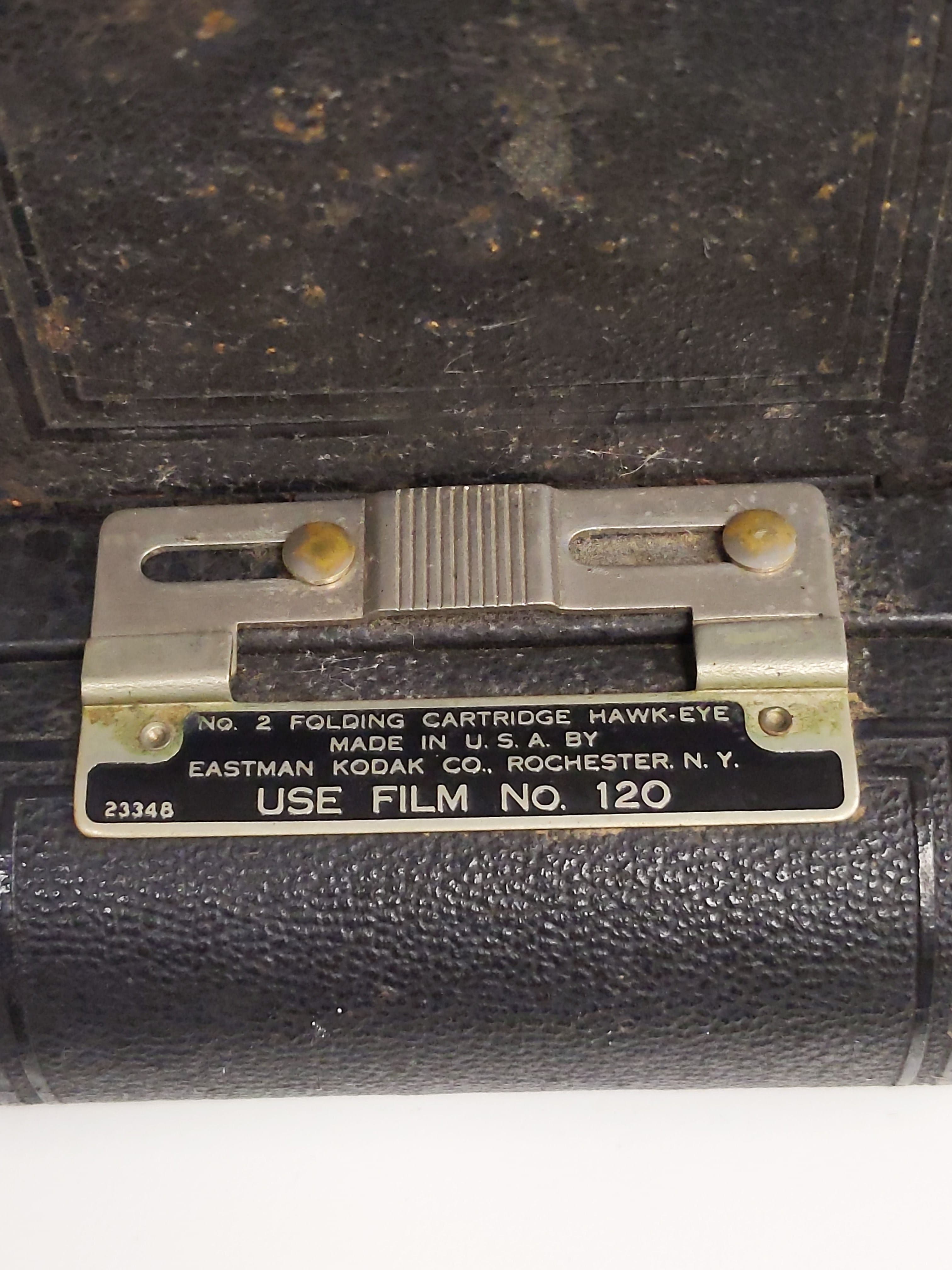 Kodak No. 2 Folding Cartridge Hawkeye 120 Film Camera #0431 - Thumbnail 4
