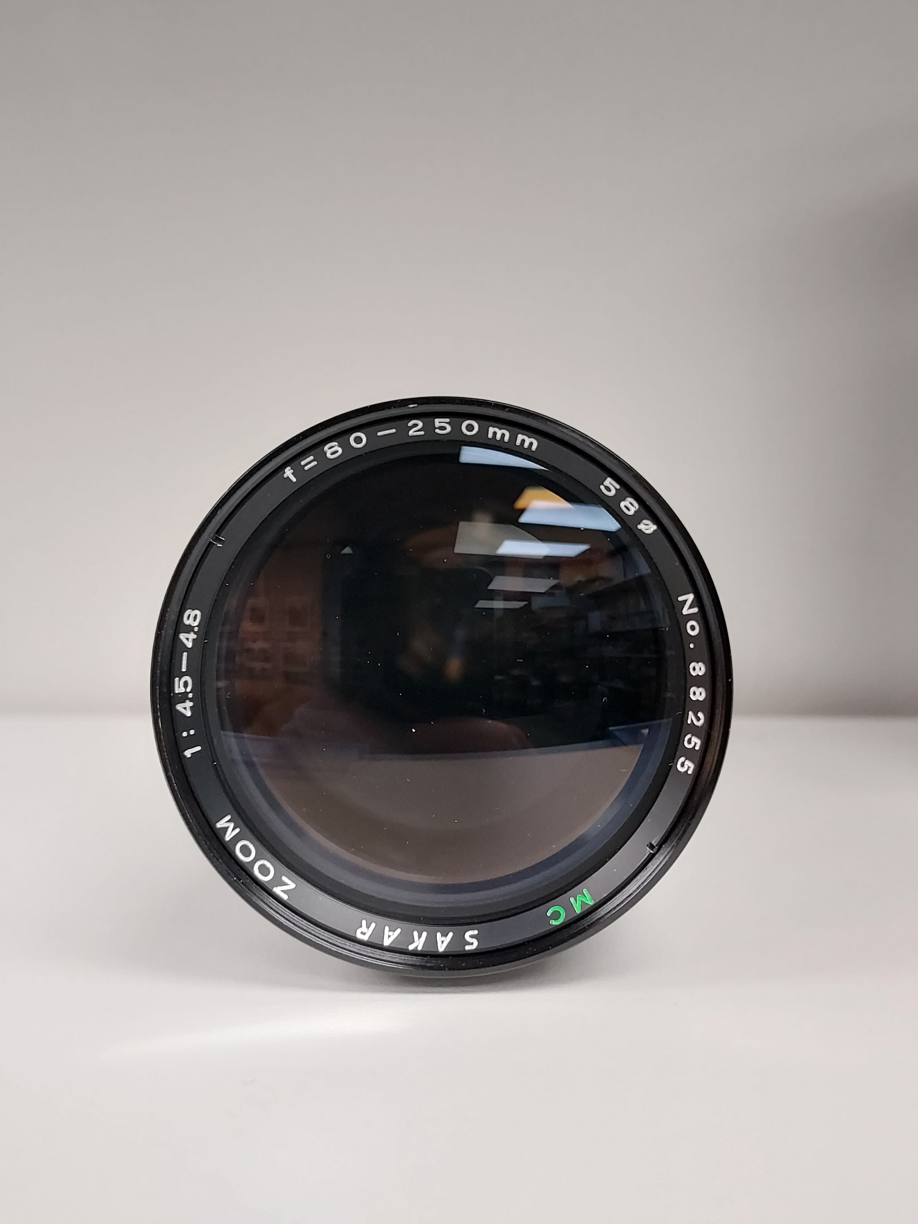 Sakar MC Zoom 80-250mm f/4.5-4.8 Lens w/ Case (Canon FD Mount) #0487