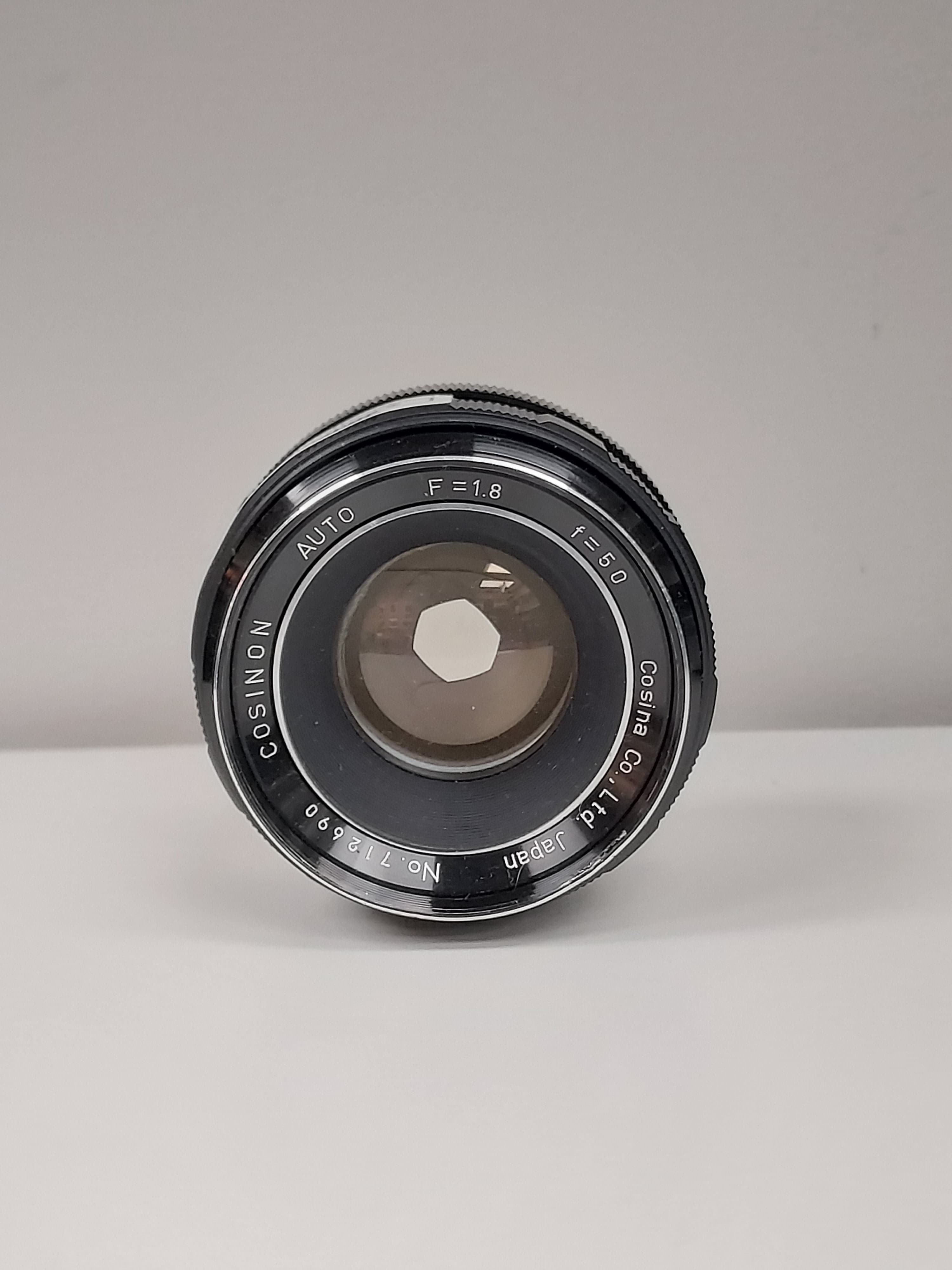 Cosinon Auto 50mm f/1.8 Lens (M42 Mount) #0573 - Regular