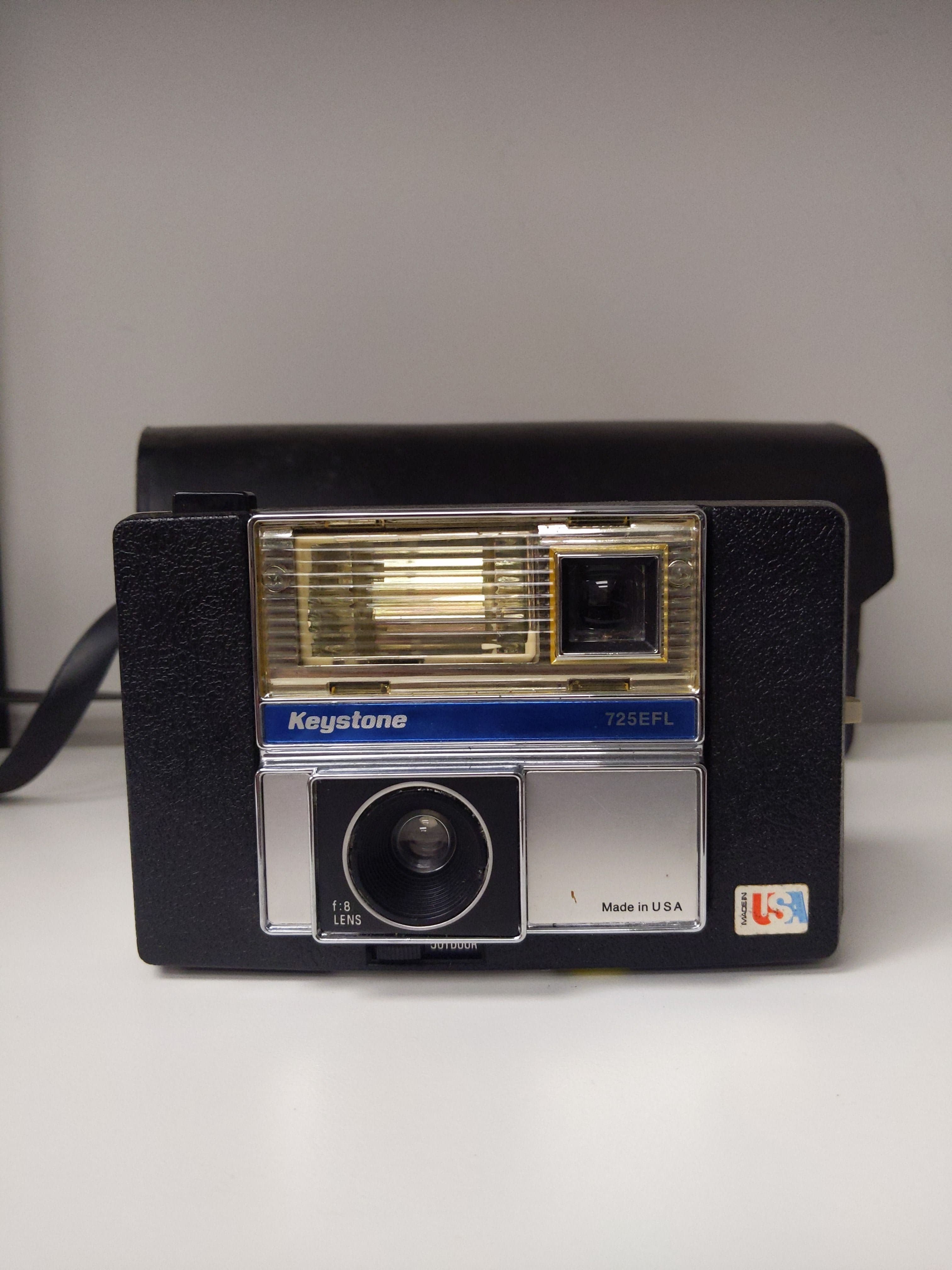 Keystone 725EFL 35mm Camera w/ Leather Case #0234