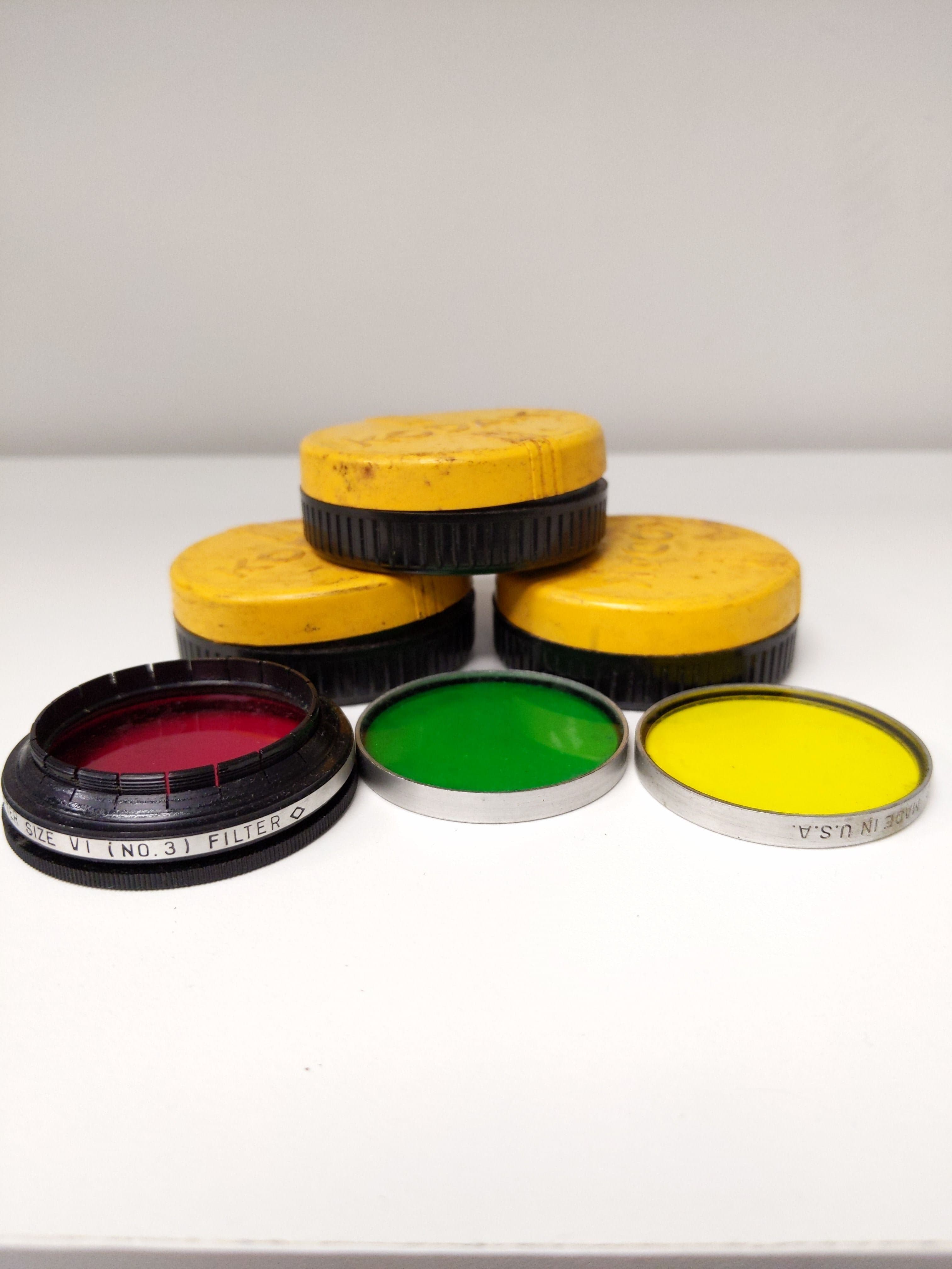 Harrison 36mm Adapter Size VI (No.3) Filter (w/ Series IV Filter F, XI, & K2) + Cases #0176