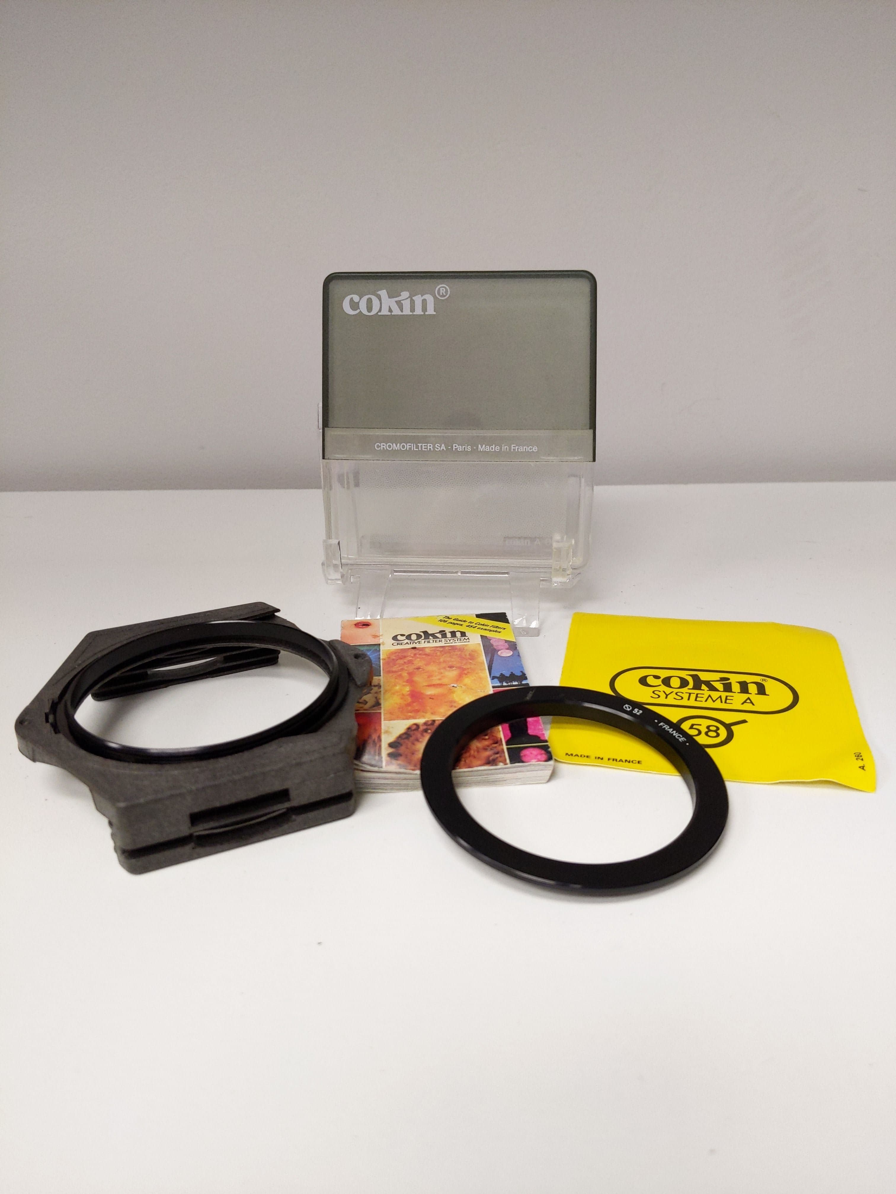 Cokin Filter System A (58mm Adapter, 52mm Adapter, Chromofilter SA w/ Case) #0183