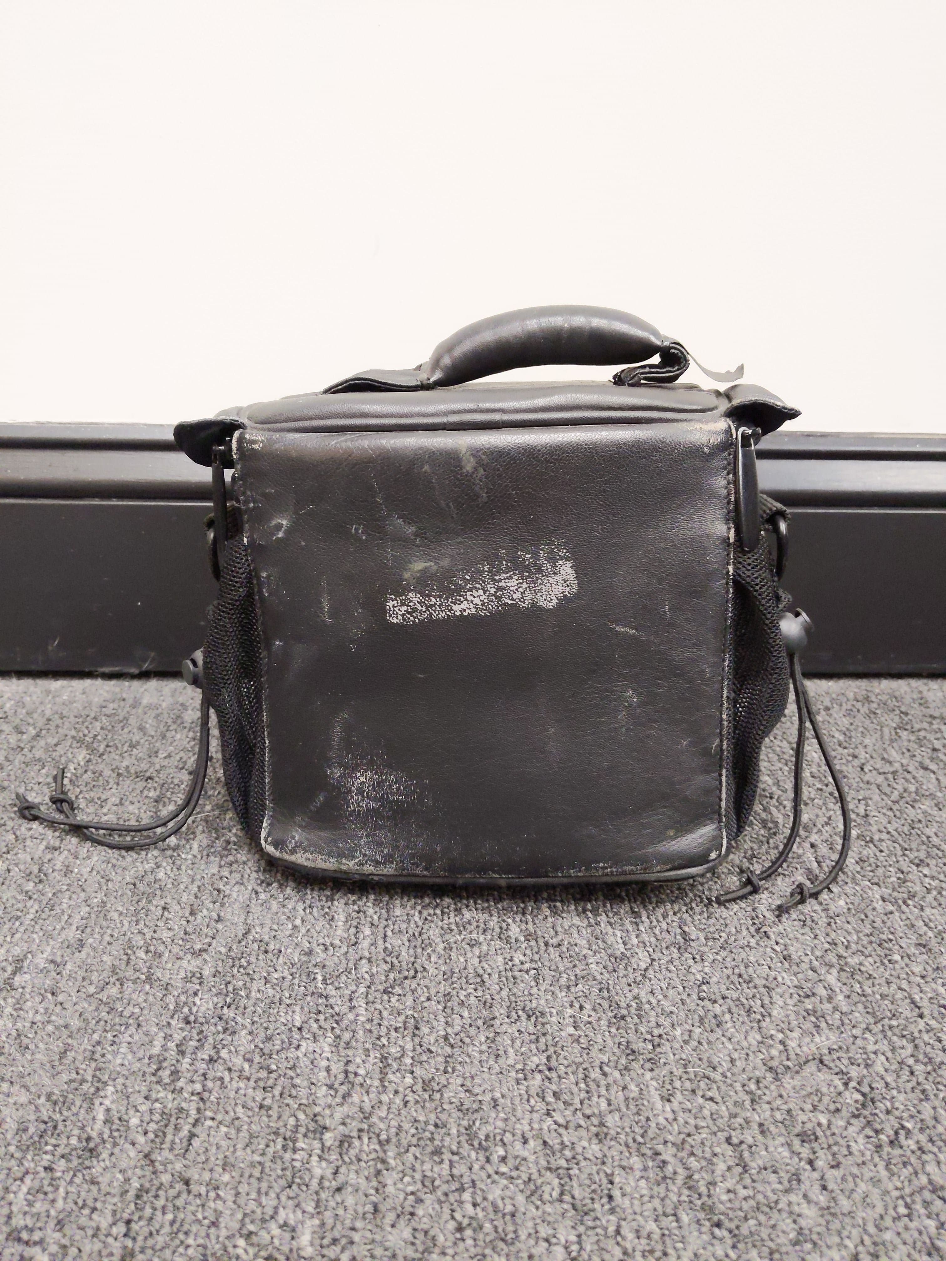 ESQ Small Leather Camera Bag #0109 - Regular - Thumbnail 2