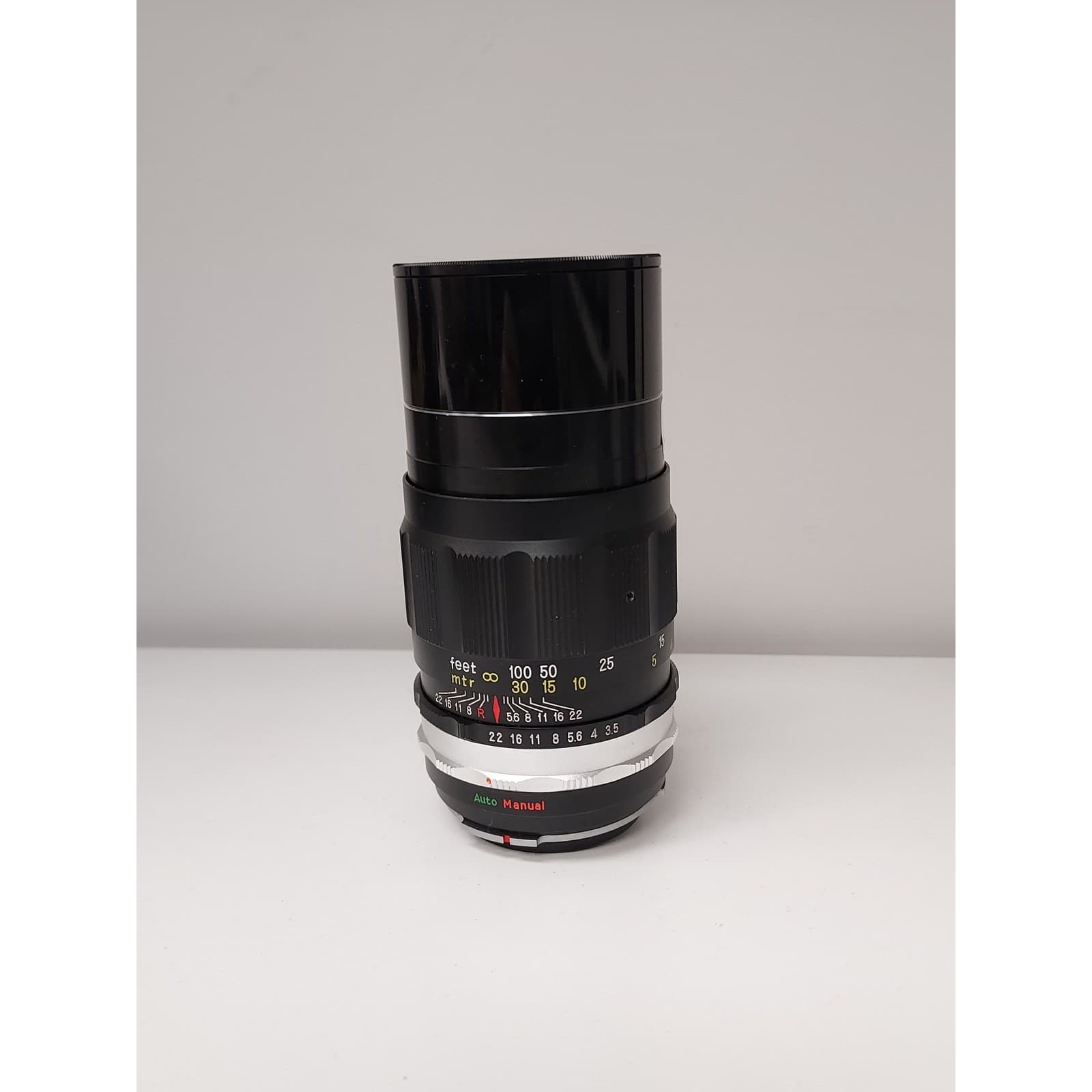 Petri C.C Auto 135mm f/3.5 Lens w/ Hood & SL39 UV Filter (52mm) #0390 - Regular