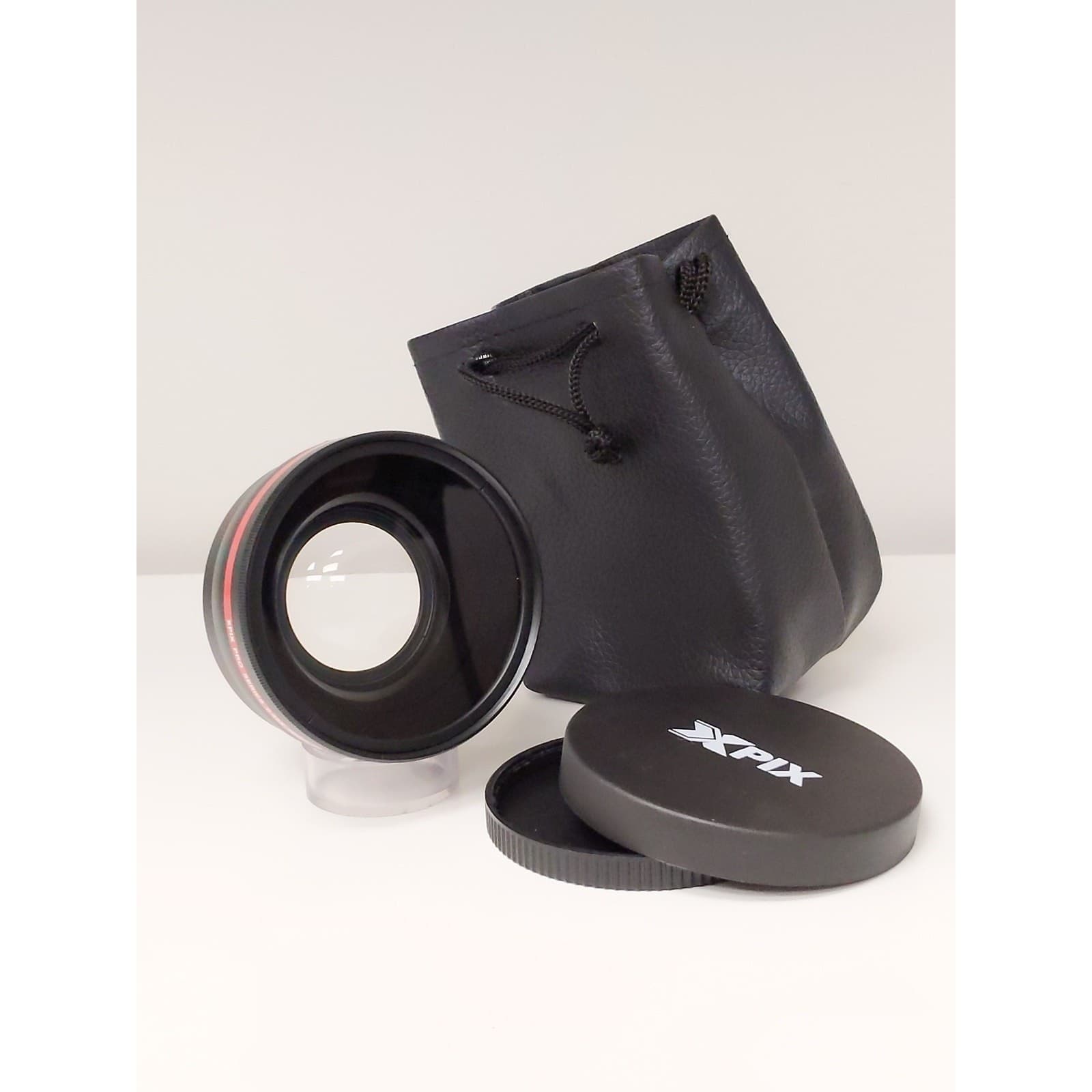 XPix .43x Wide Angle Lens Attachment w/ Bag & Macro Ring (58mm) #0073 - Regular - Thumbnail 2