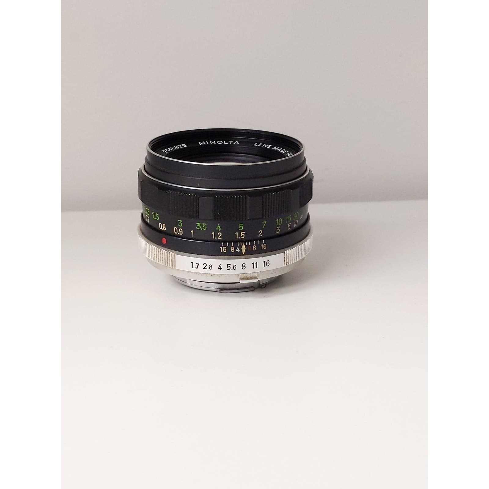 Minolta Rokkor-PF 55mm f/1.7 Lens (Minolta MD Mount) #0913