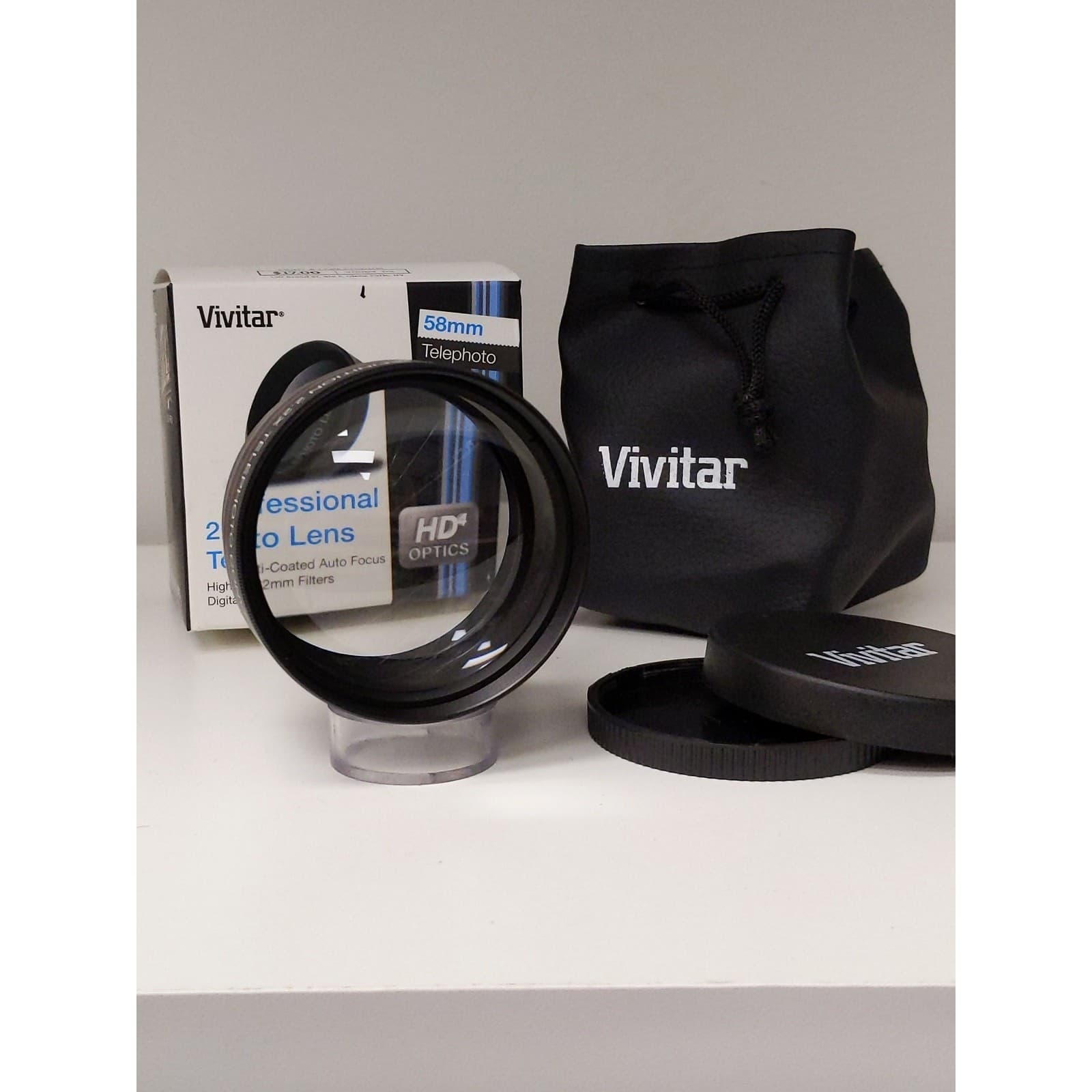 Vivitar 2.2x Professional Telephoto Lens Attachment w/ Original Box & Bag (58mm) #0069 - Regular - Thumbnail 3
