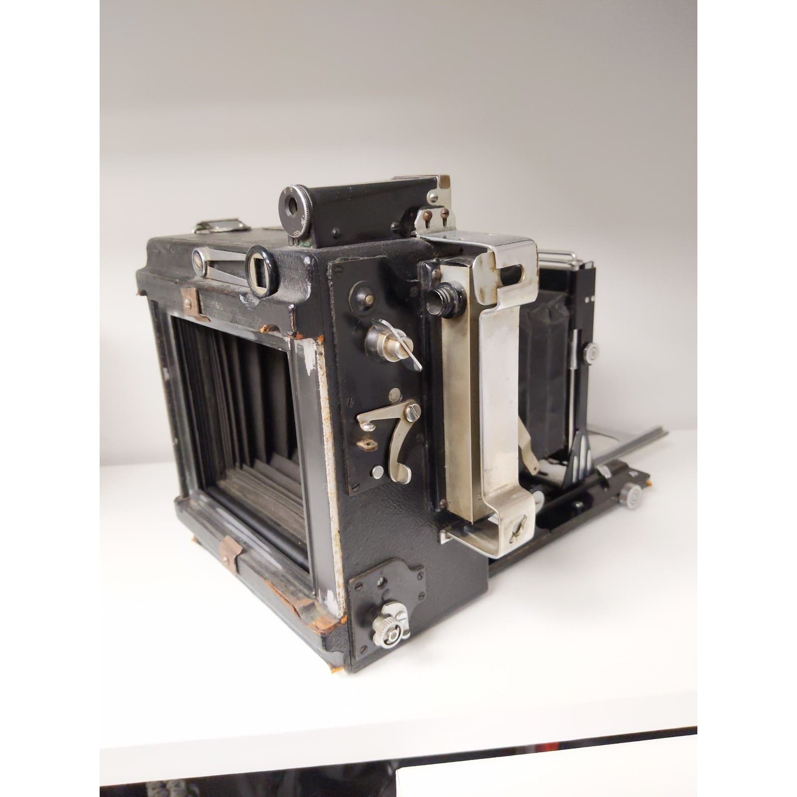 Graflex Speed Graphic Model-4 4x5 Camera w/ Carl Zeiss Jena Tessar 13.5cm (135mm) f/4.5 Lens & Plate #0290 - Regular - Thumbnail 4