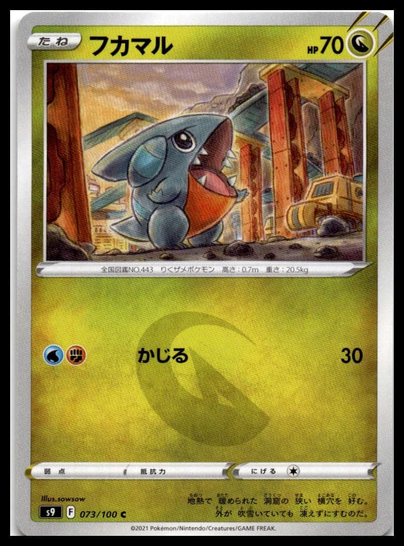 Gible S9 073/100 NM