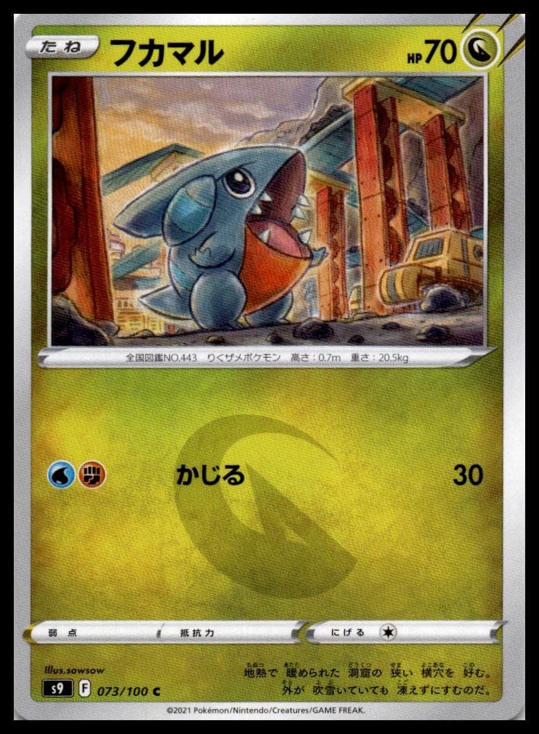 Gible S9 073/100 NM