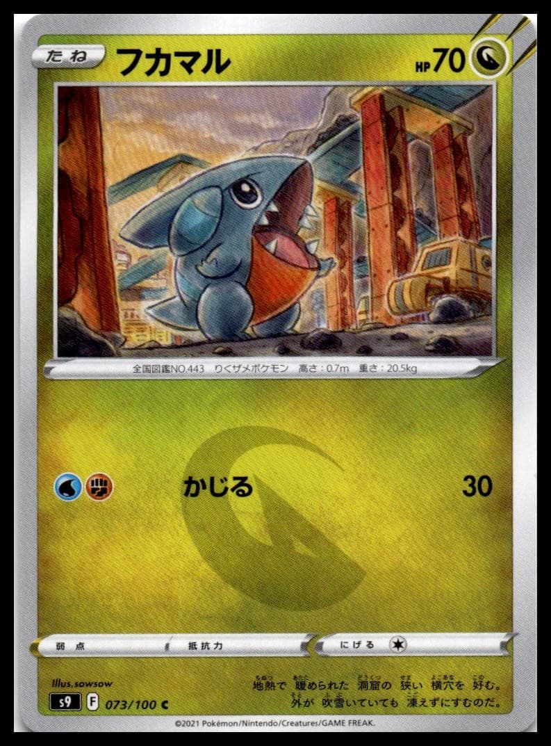 Gible S9 073/100 NM