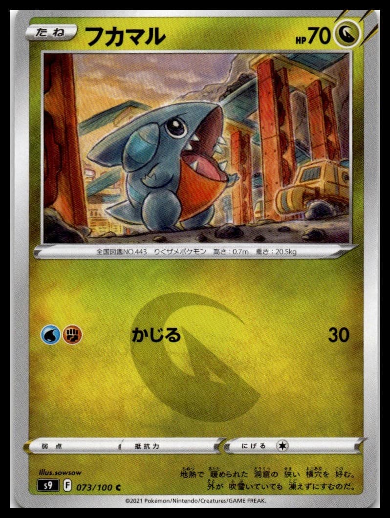 Gible S9 073/100 NM