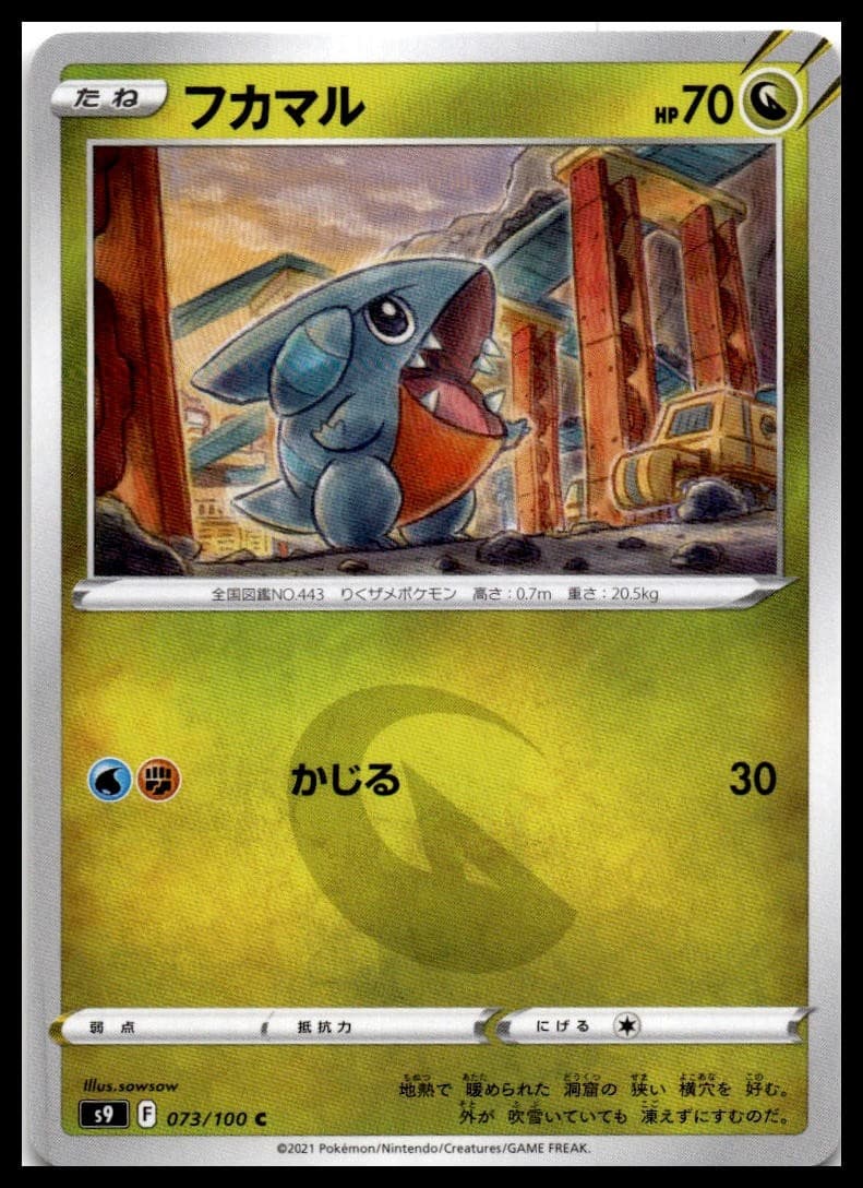 Gible S9 073/100 NM