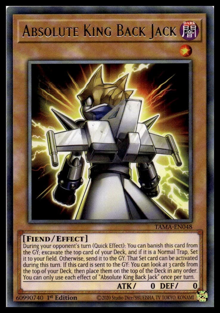 Absolute King Back Jack 1st Edition Common Structure Deck: The Crimson King