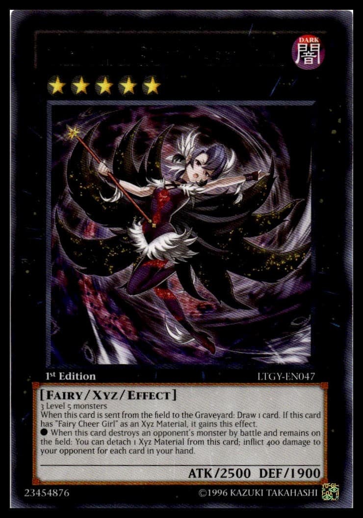 CXyz Dark Fairy Cheer Girl Unlimited Rare Lord of the Tachyon Galaxy LTGY-EN047