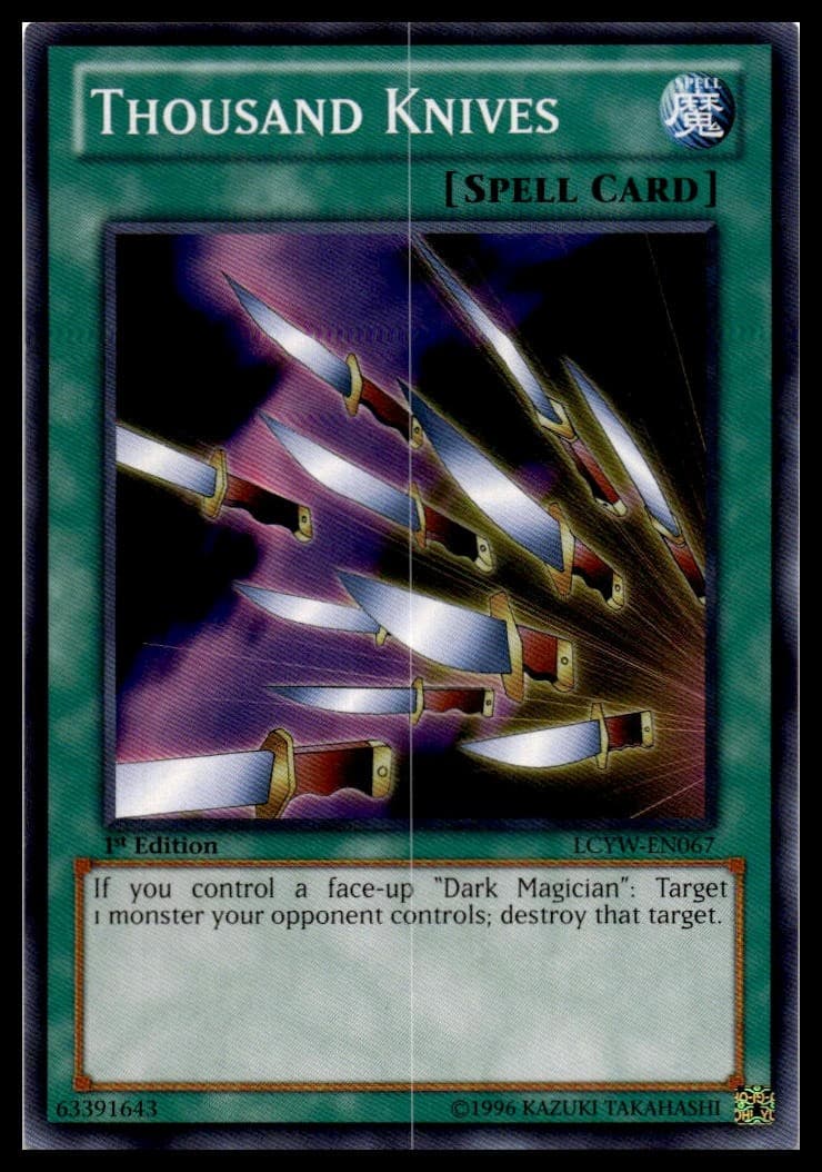 Thousand Knives 1st Edition Common Speed Duel Decks: Destiny Masters SS01-ENA09