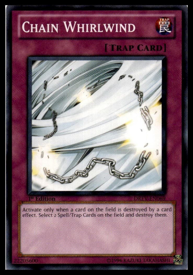 Chain Whirlwind Unlimited Common Duelist Revolution DREV-EN069 NM