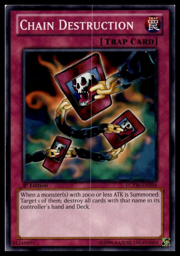 Chain Destruction Unlimited Common Structure Deck: Fire Kings SR14-EN036 NM
