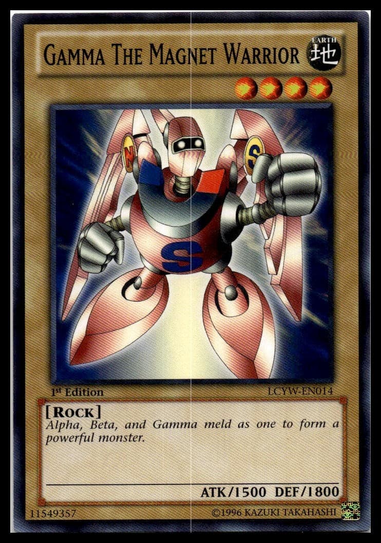 Gamma The Magnet Warrior 1st Edition Common Speed Duel: Battle City Box SBCB-EN0