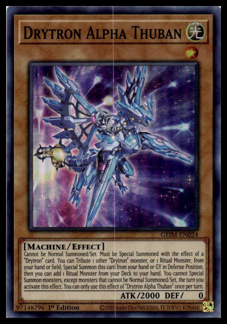 Drytron Alpha Thuban 1st Edition Super Rare Genesis Impact GEIM-EN024 NM