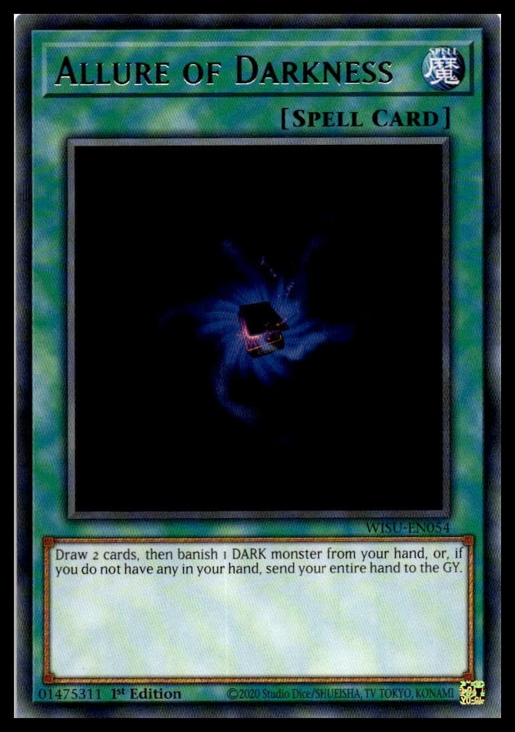 Allure of Darkness 1st Edition Rare Wild Survivors WISU-EN054 NM
