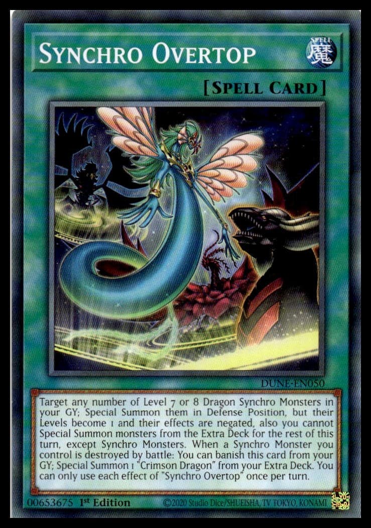 Synchro Overtop 1st Edition Common 25th Anniversary Tin: Dueling Mirrors MP24-EN