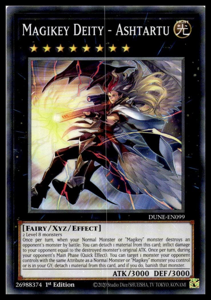 Magikey Deity - Ashtartu 1st Edition Common Duelist Nexus DUNE-EN099 NM