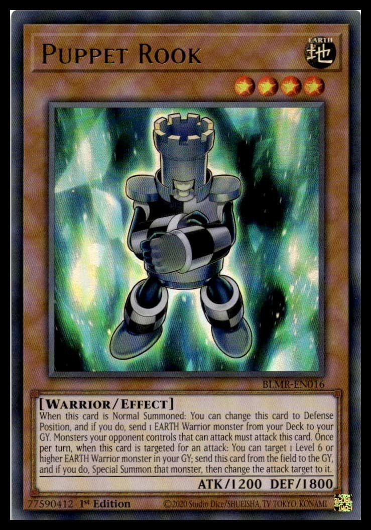 Puppet Rook 1st Edition Ultra Rare Battles of Legend: Monstrous Revenge BLMR-EN0