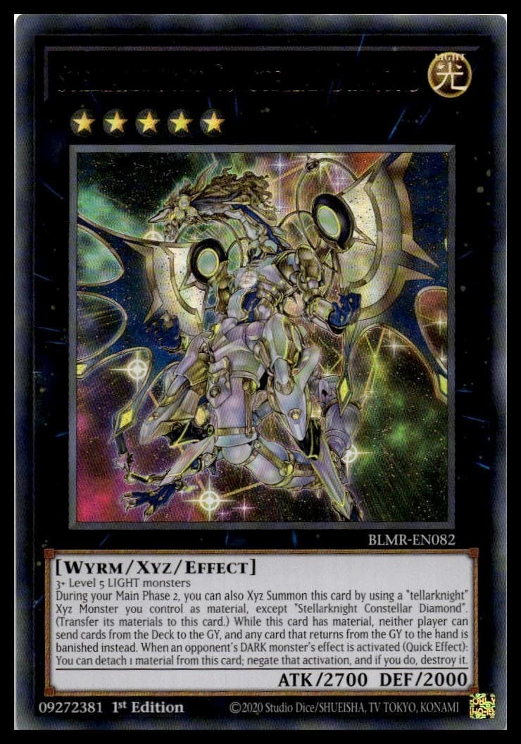 Stellarknight Constellar Diamond 1st Edition Ultra Rare Battles of Legend: Monst
