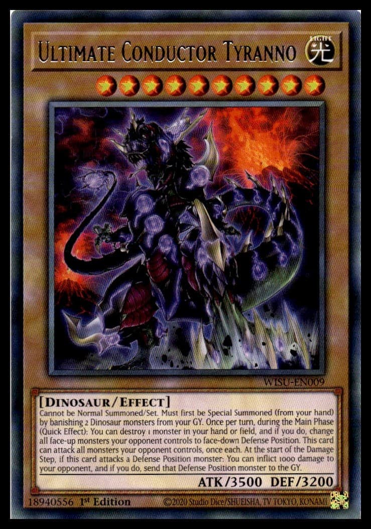 Ultimate Conductor Tyranno 1st Edition Premium Gold Rare Maximum Gold: El Dorado