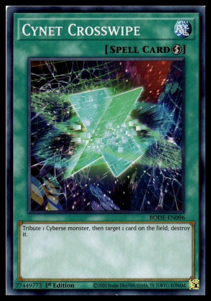 Cynet Crosswipe 1st Edition Common 2022 Tin of the Pharaoh's Gods MP22-EN247 NM