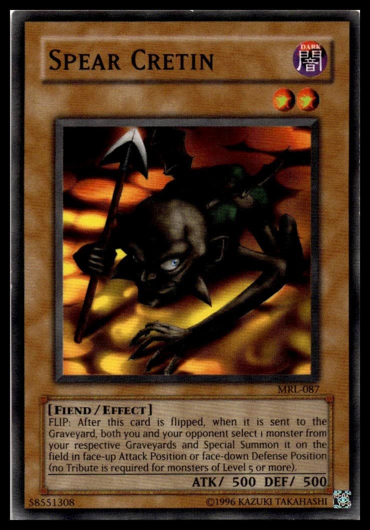 Spear Cretin Unlimited Common Spell Ruler (25th Anniversary Edition) SRL-EN087 N