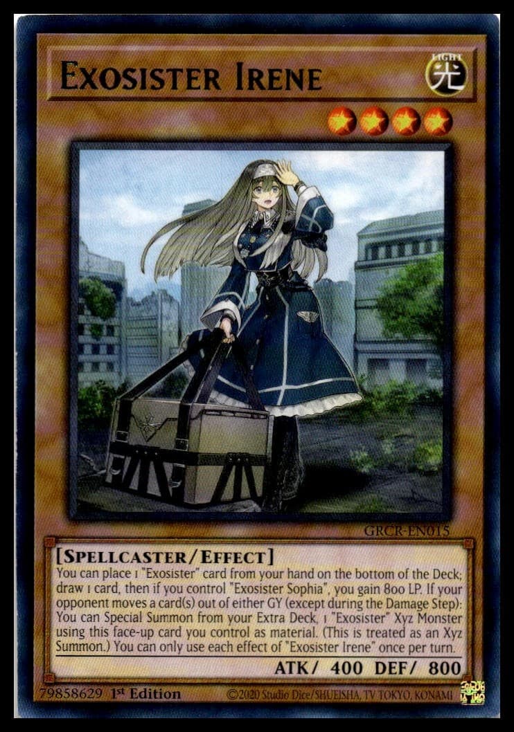Exosister Irene 1st Edition Prismatic Secret Rare 25th Anniversary Tin: Dueling