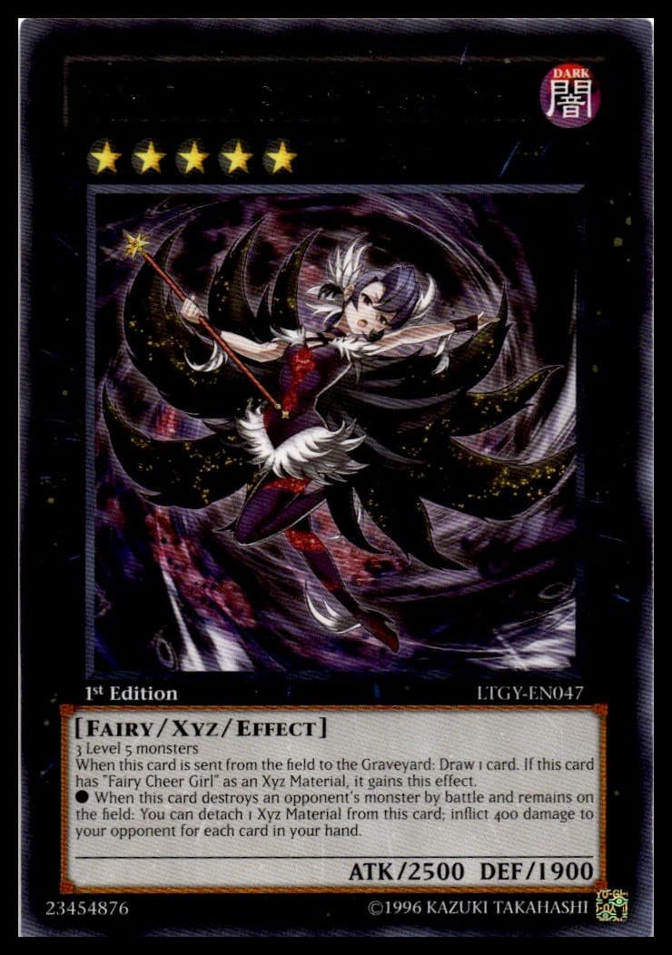 CXyz Dark Fairy Cheer Girl Unlimited Rare Lord of the Tachyon Galaxy LTGY-EN047