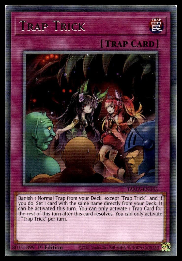 Trap Trick Unlimited Ultra Rare 2019 Gold Sarcophagus Tin Mega Pack MP19-EN213 N