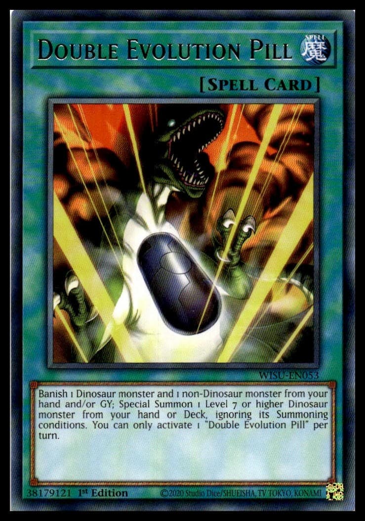 Double Evolution Pill 1st Edition Rare Wild Survivors WISU-EN053 NM