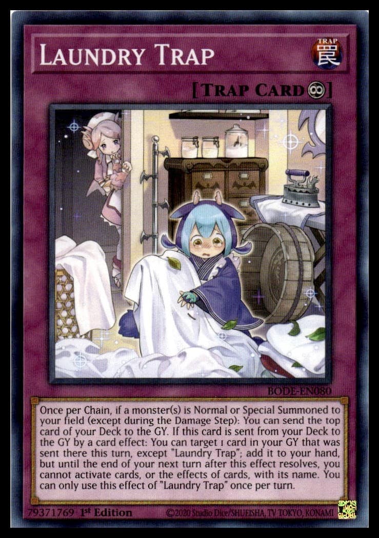 Laundry Trap 1st Edition Rare 2022 Tin of the Pharaoh's Gods MP22-EN231 NM