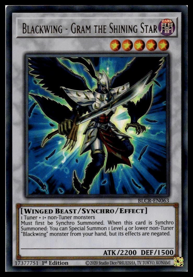 Blackwing Armed Wing Unlimited Common OTS Tournament Pack 20 OP20-EN018 NM