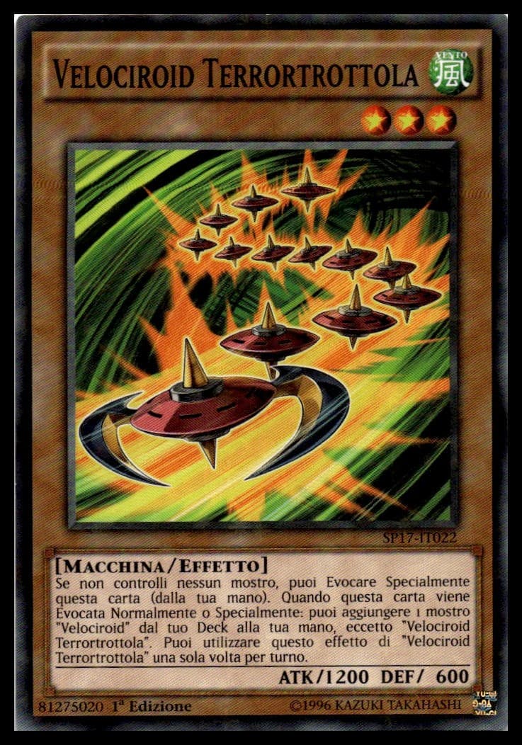 Speedroid Terrortop 1st Edition Common Legendary Duelists: Synchro Storm LED8-EN